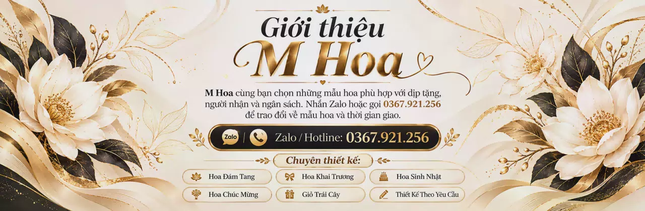 Ảnh bìa Shop hoa tươi Xã Tân An Vĩnh Long - Chăm chút món quà từ sắc hoa